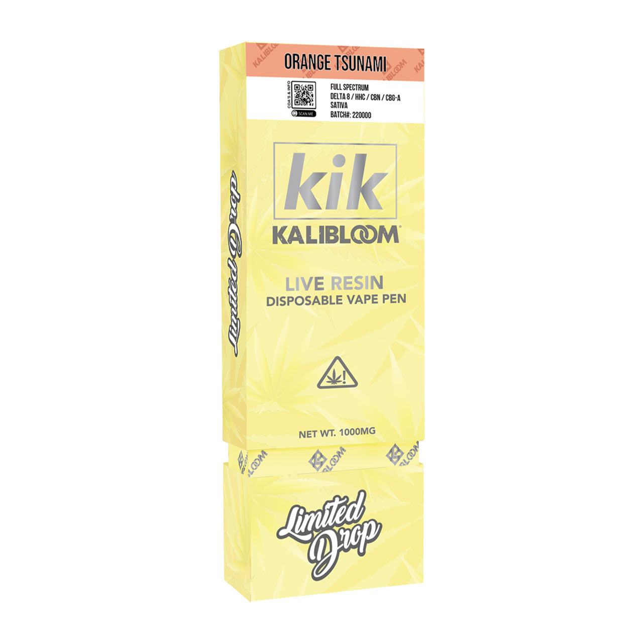 Kik - Live Resin Full Spectrum Disposable 1000mg - SWED Kik - Live Resin Full Spectrum Disposable 1000mg - SWED